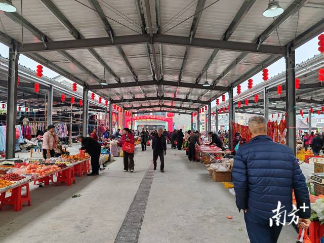 新建的東陂綜合市場(chǎng)。